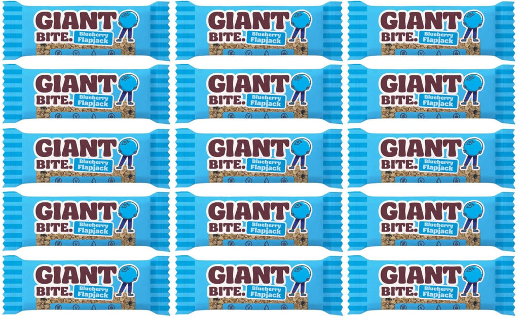 15 x Giant Bar Bite Blueberry Flapjack - 42g