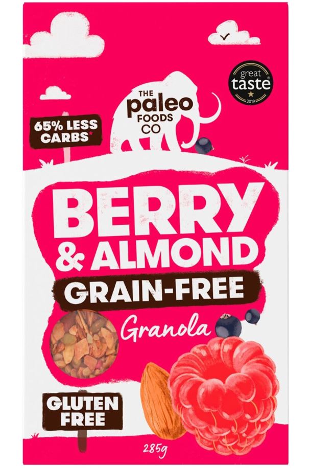 Paleo Foods Co Berry & Almond Grain Free Granola - 285g