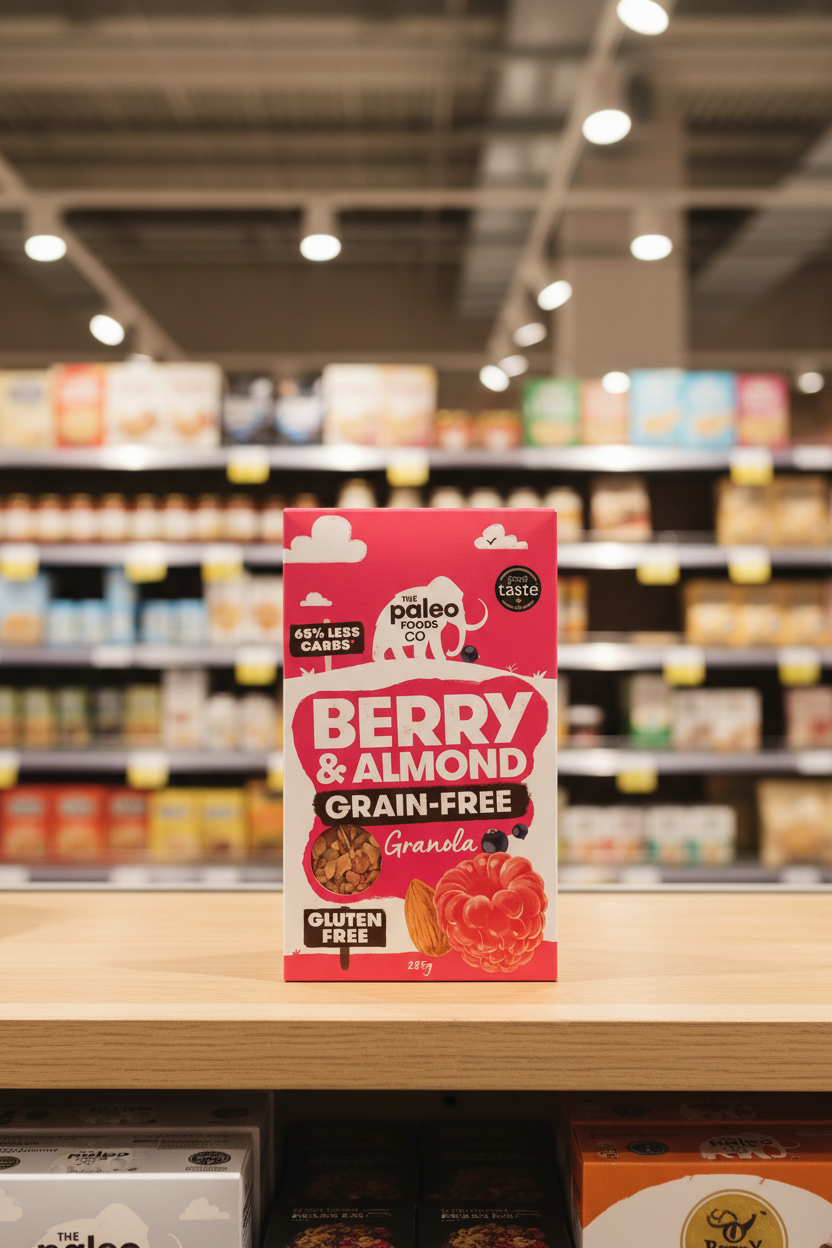 Paleo Foods Co Berry & Almond Grain Free Granola - 285g