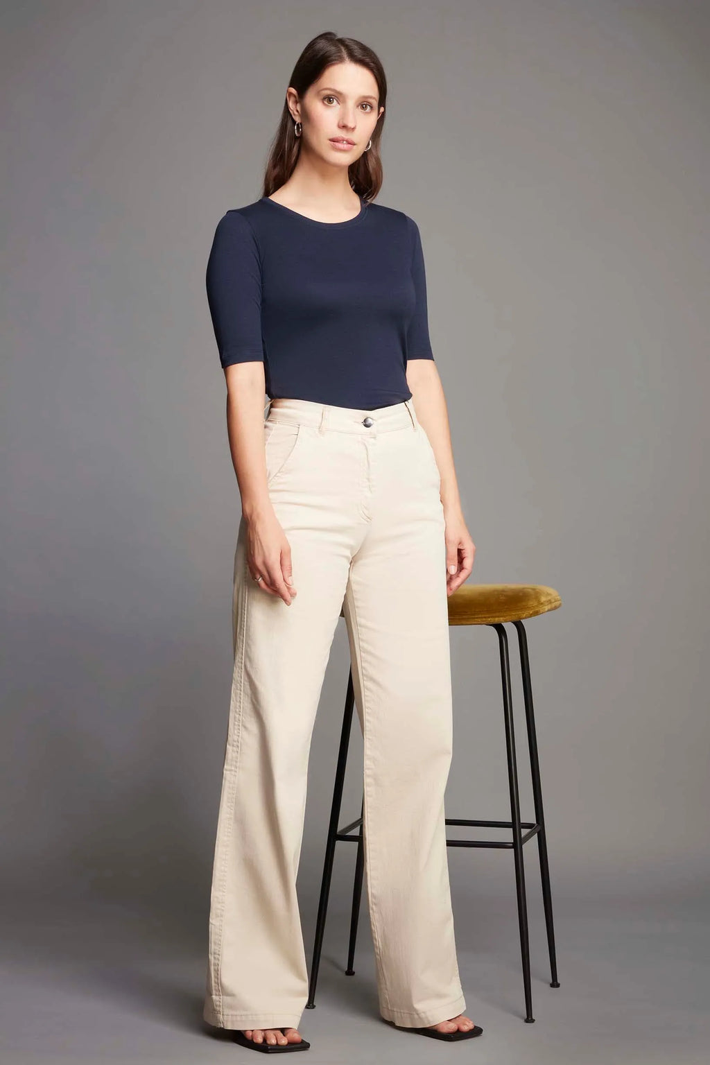 Half Sleeve Crew Neck Cotton Modal T-shirt