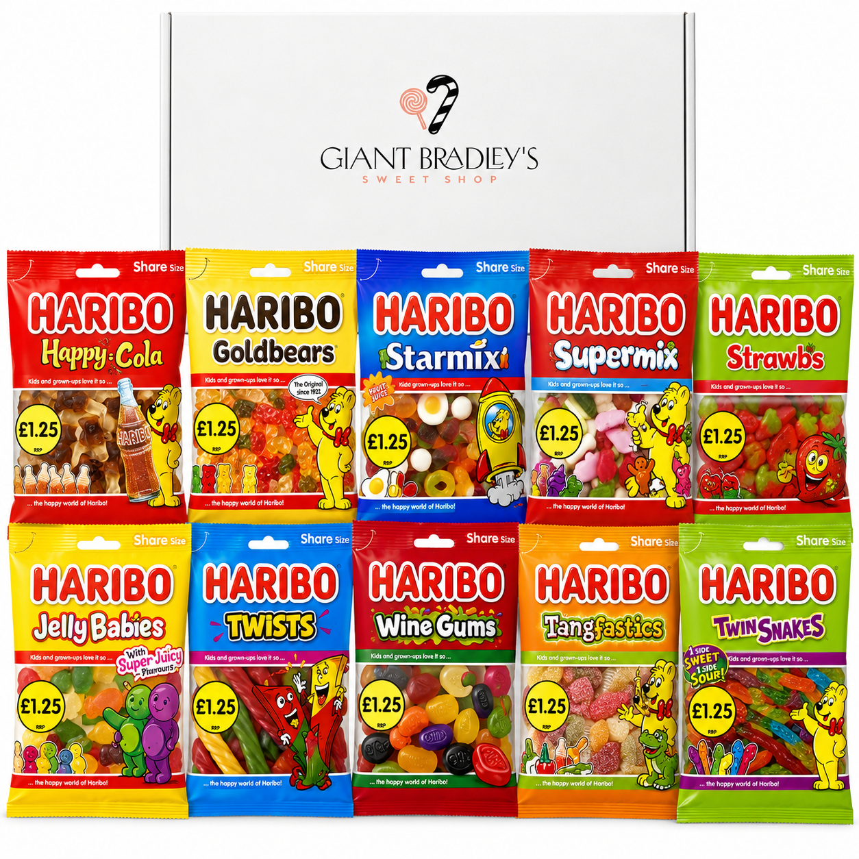 Haribo Sweet Shop Box (10 x Bags)