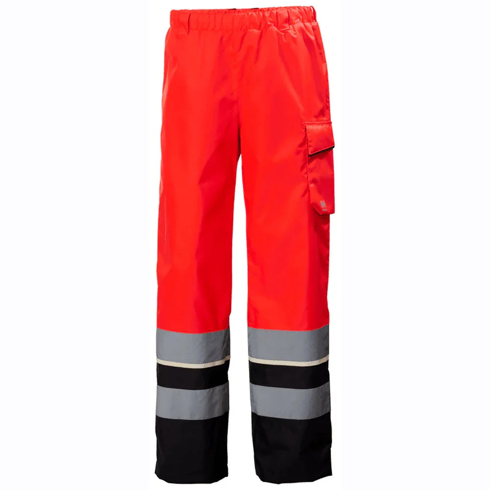 Helly Hansen 71187 UC-ME Waterproof Over Shell Pants Trousers Class 2, Red 4XL