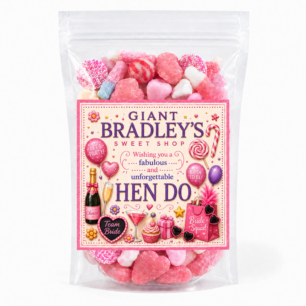 Hen Night Pink Sweet Party Pouch 150g