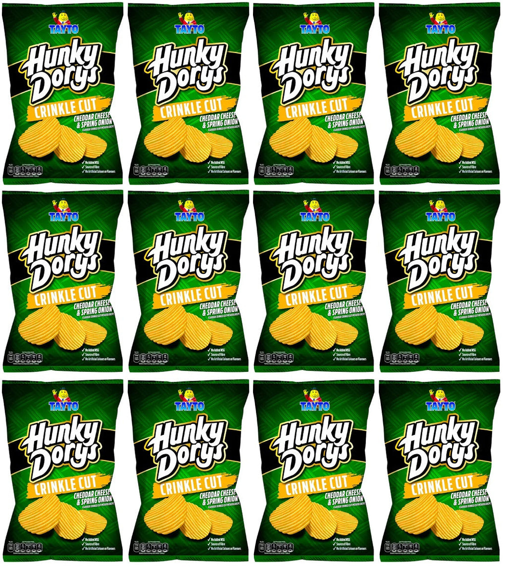 12 x Tayto Hunky Dorys Cheese & Onion  - 130GM