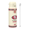 NFL x ION8 Insulated Steel Water Bottle, NFL 49ers, 750ml (24oz)