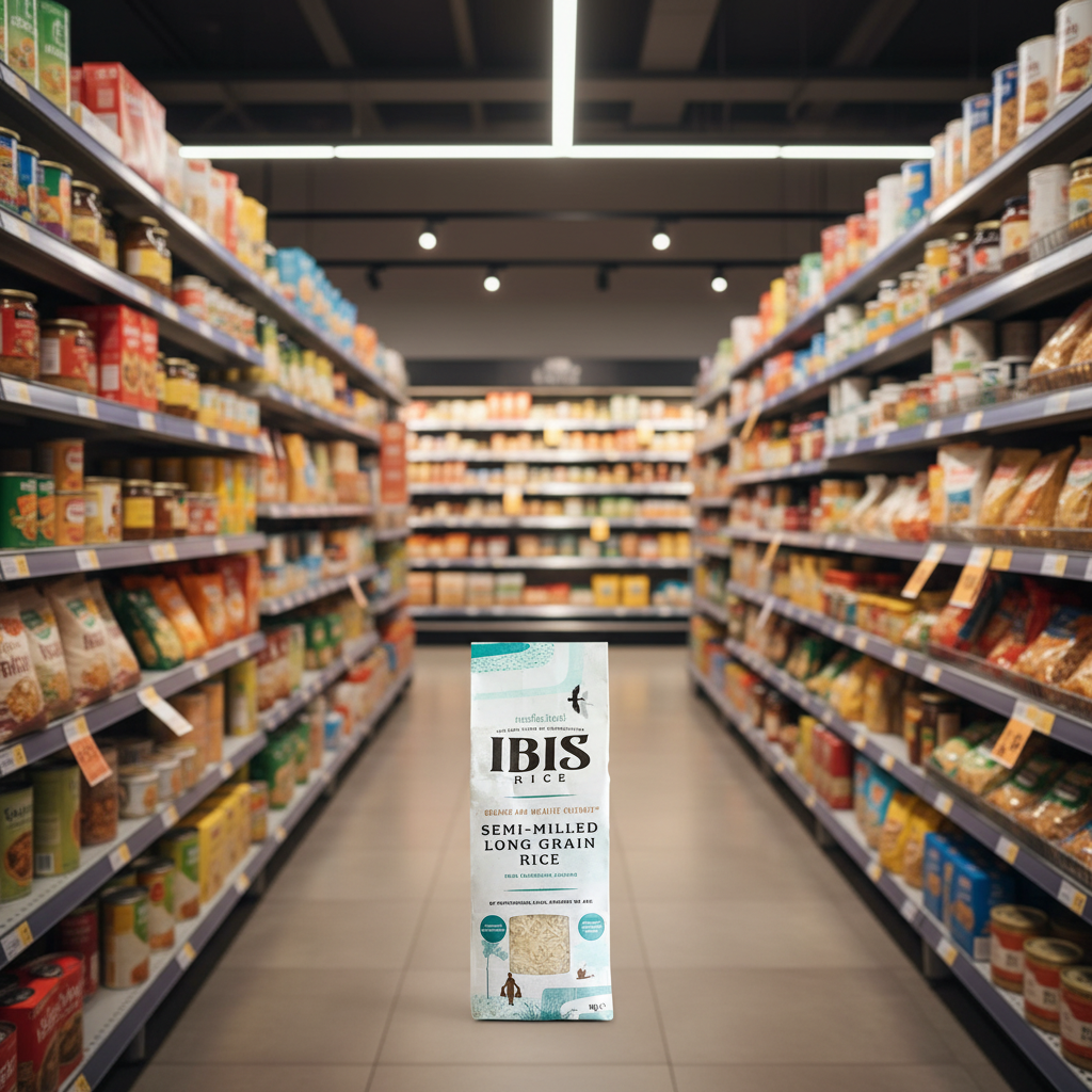 Ibis Semi-milled Jasmine Long Grain Rice - 1kg