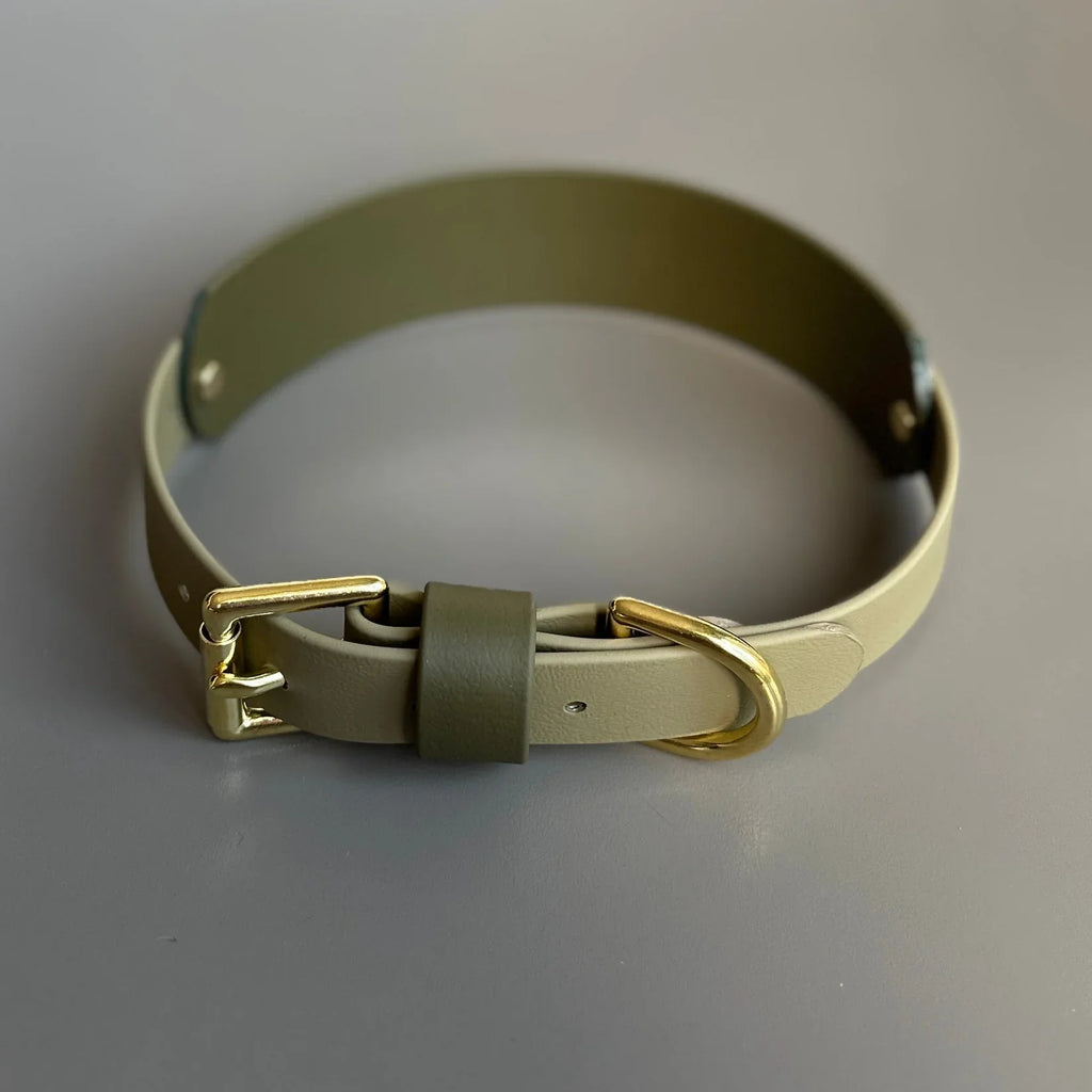 Bentley Olive & Khaki Hound Collar