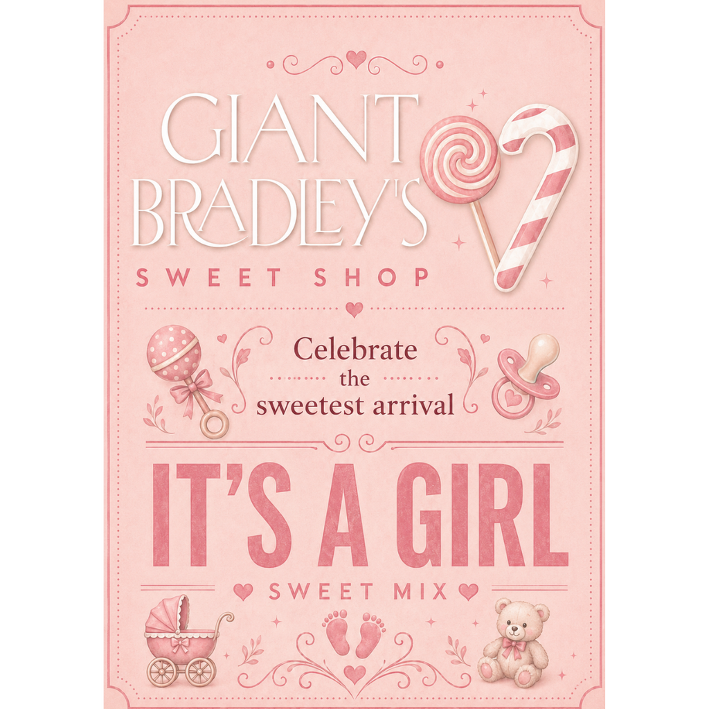Its a Girl Pouch Perfect for Parties & Baby Showers 150g