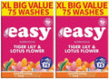 2 x Easy Washing Powder Tiger Lily 75 Wash - 5.1KG