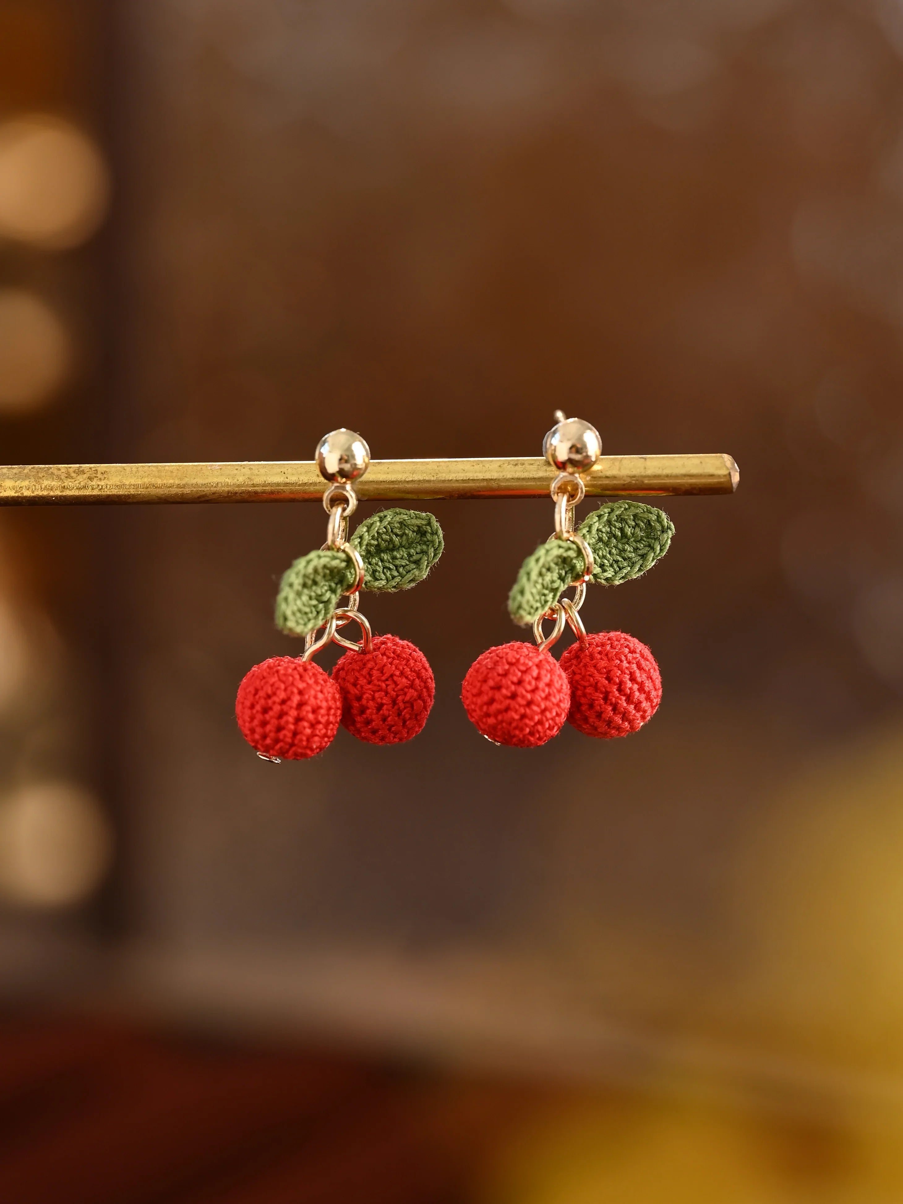 Cherry Micro Earrings