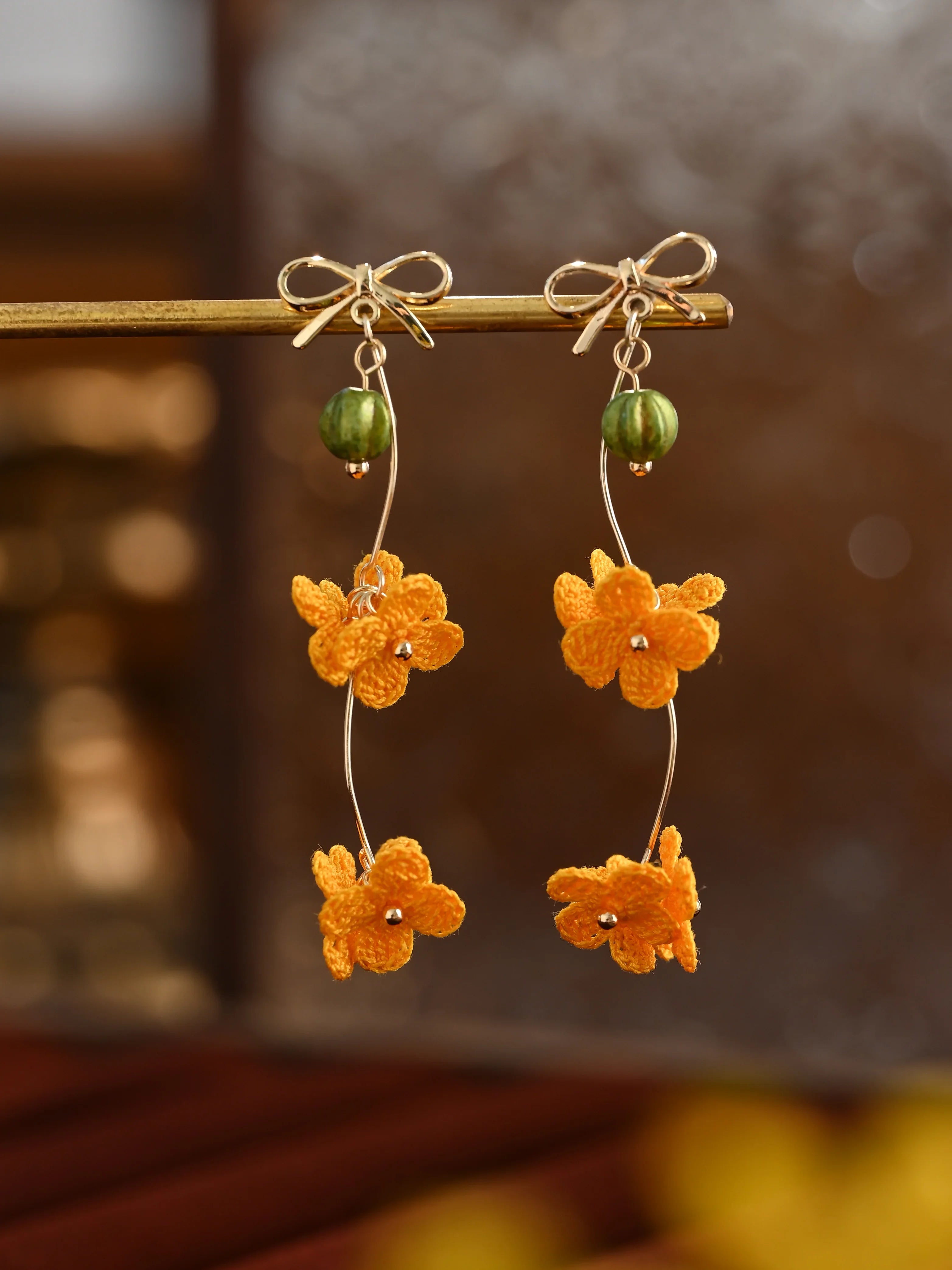Sunshine Petal Dangles