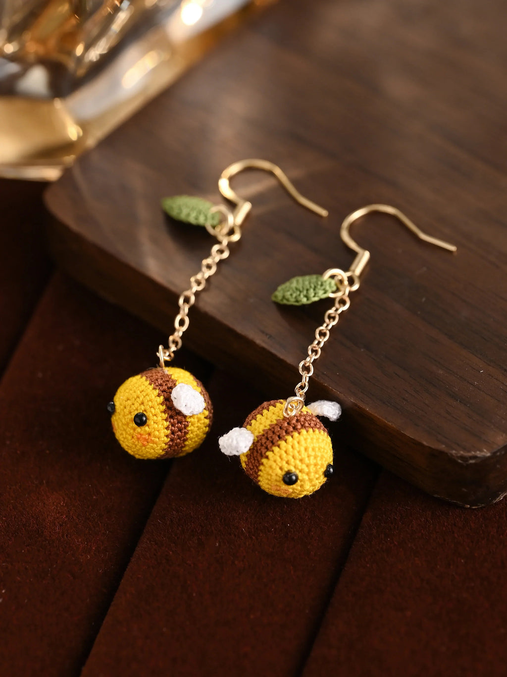 Tiny Bee Micro Earrings
