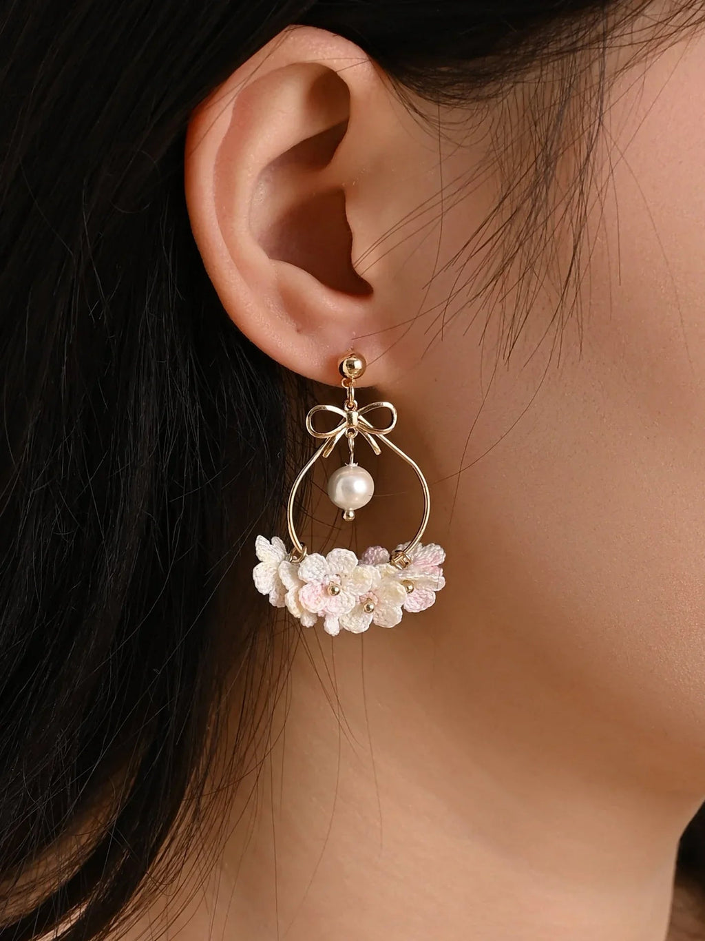Blossom Dewdrop Micro Earrings