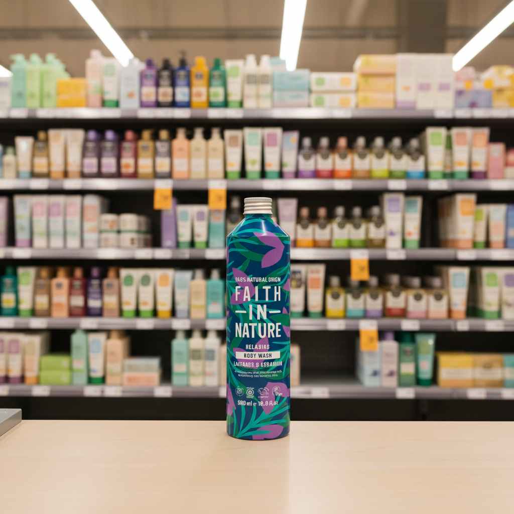 Faith In Nature Lav & Ger Bodywash(Alumin Bot) - 500ml
