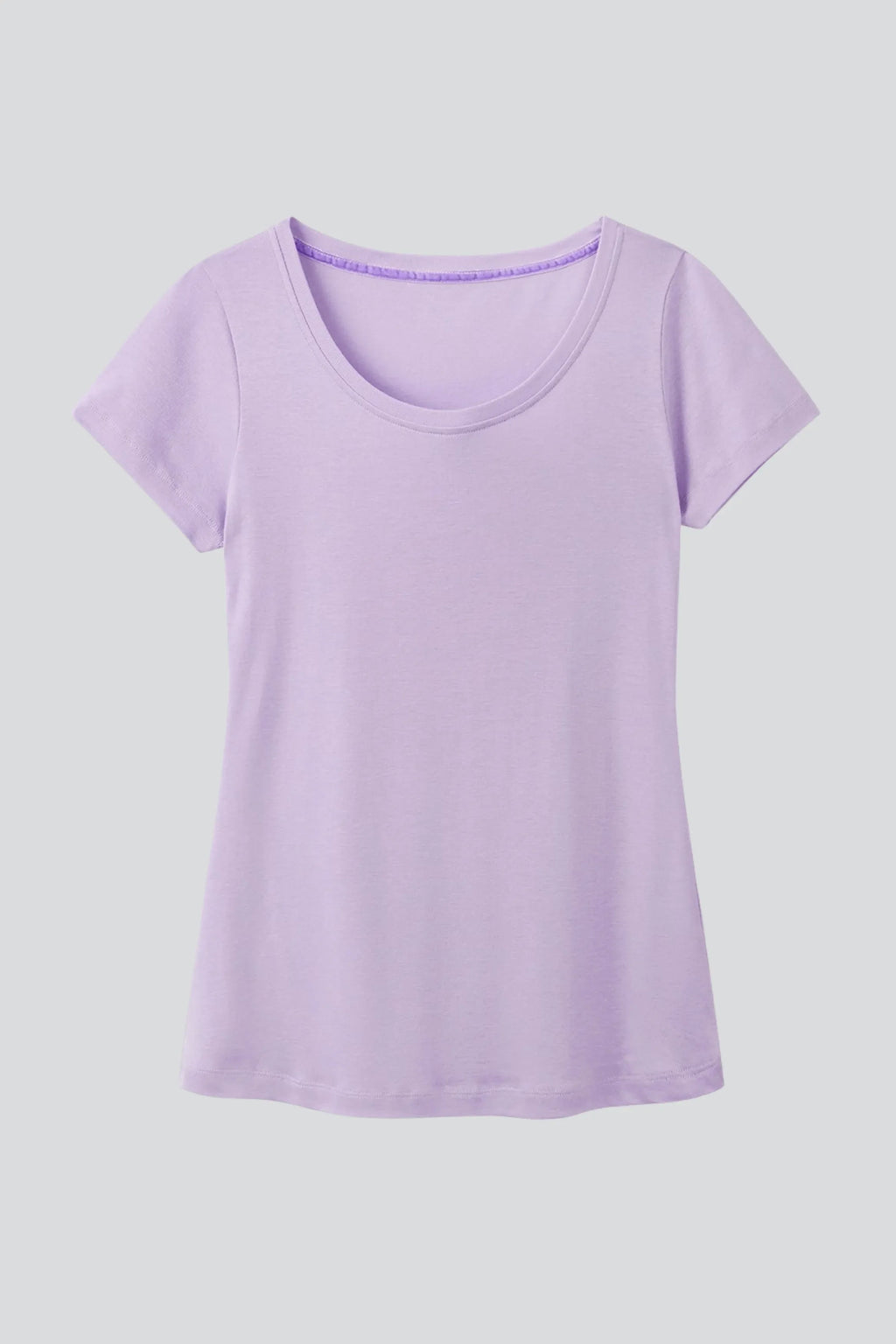 Scoop Neck Cotton Modal T-Shirt