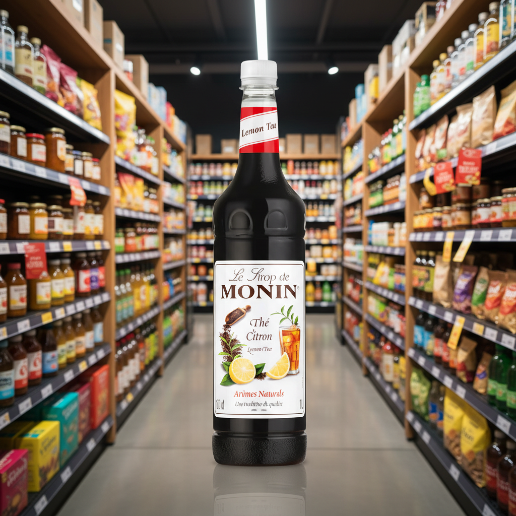 6 x Monin Lemon Tea Syrup 1Lt