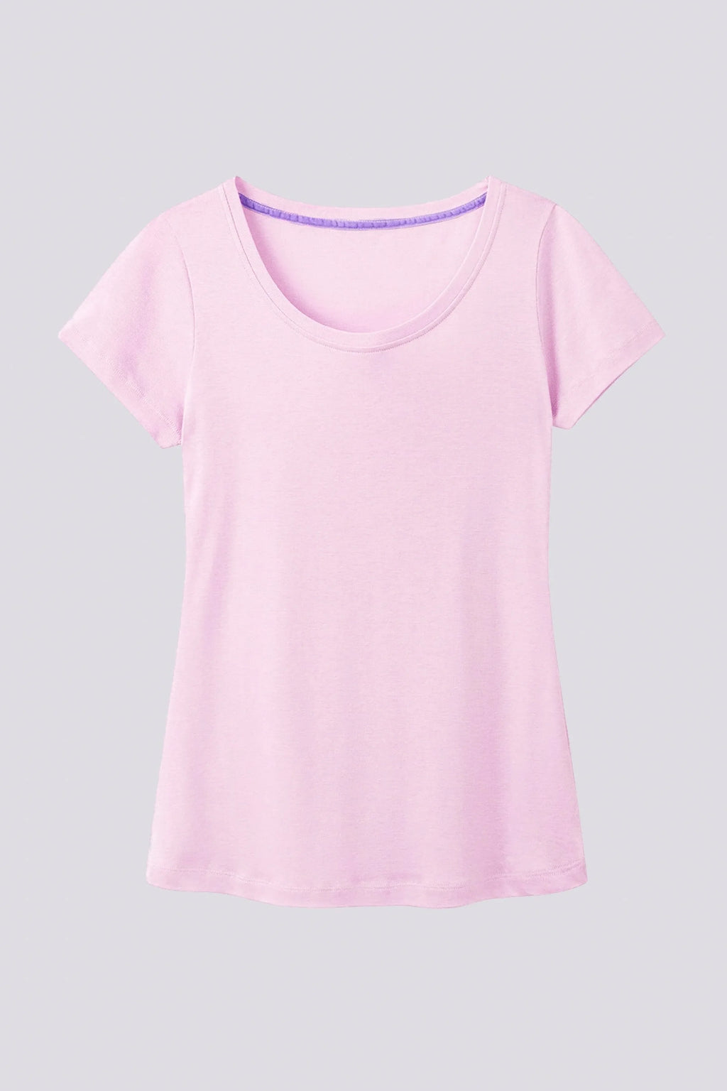Scoop Neck Cotton Modal T-Shirt