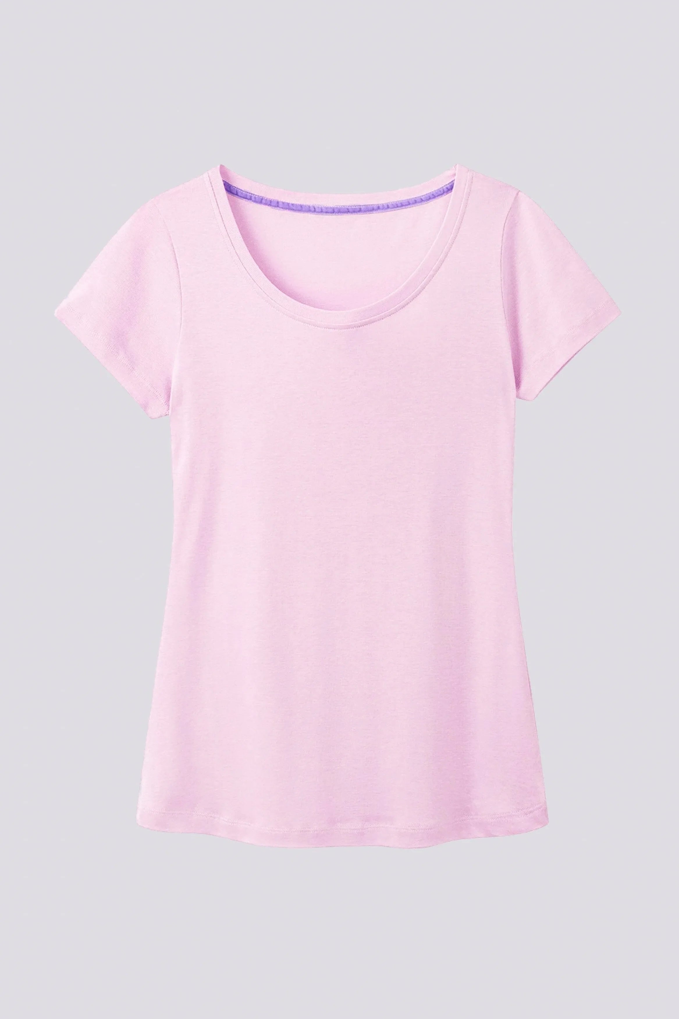 Scoop Neck Cotton Modal T-Shirt