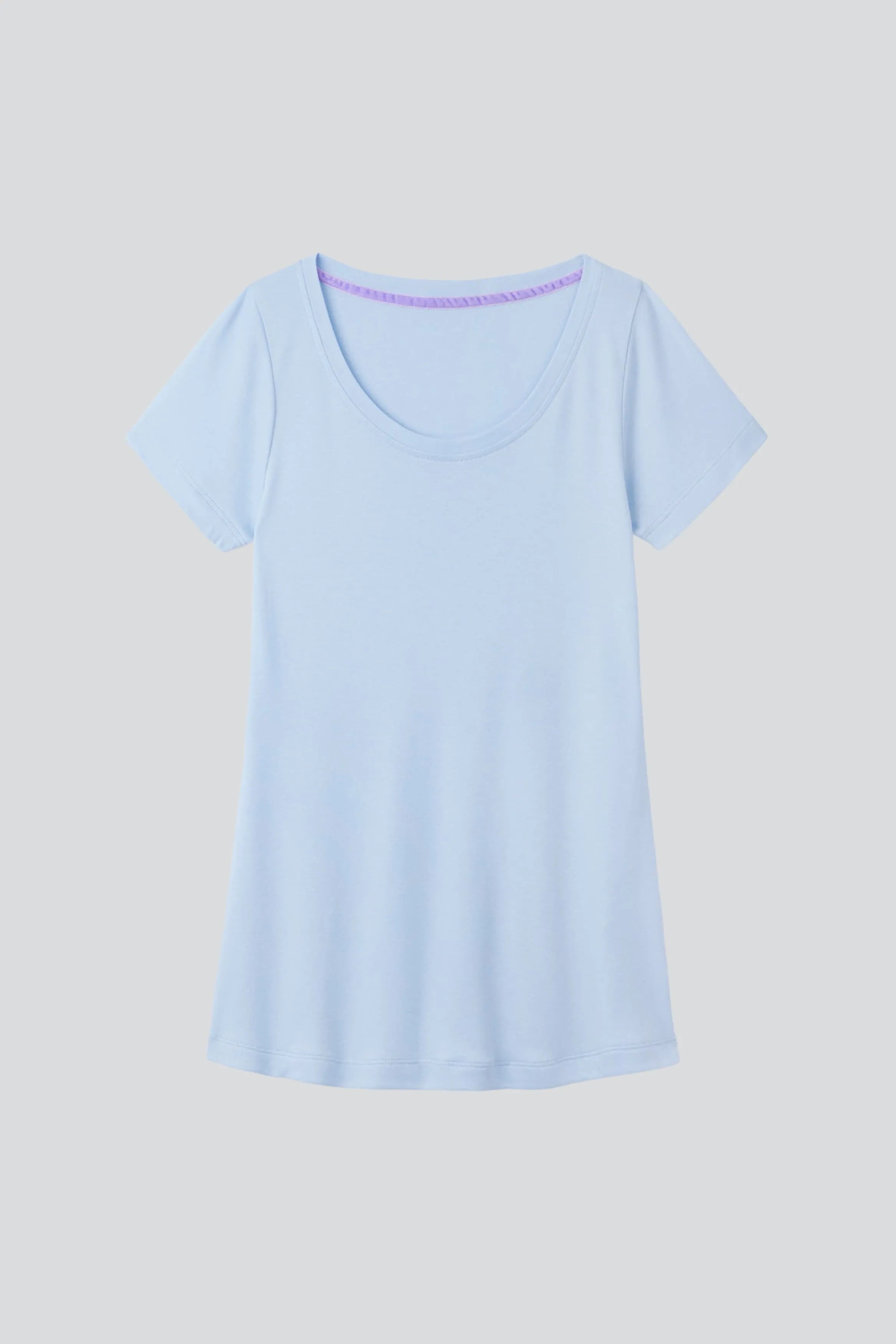 Scoop Neck Cotton Modal T-Shirt