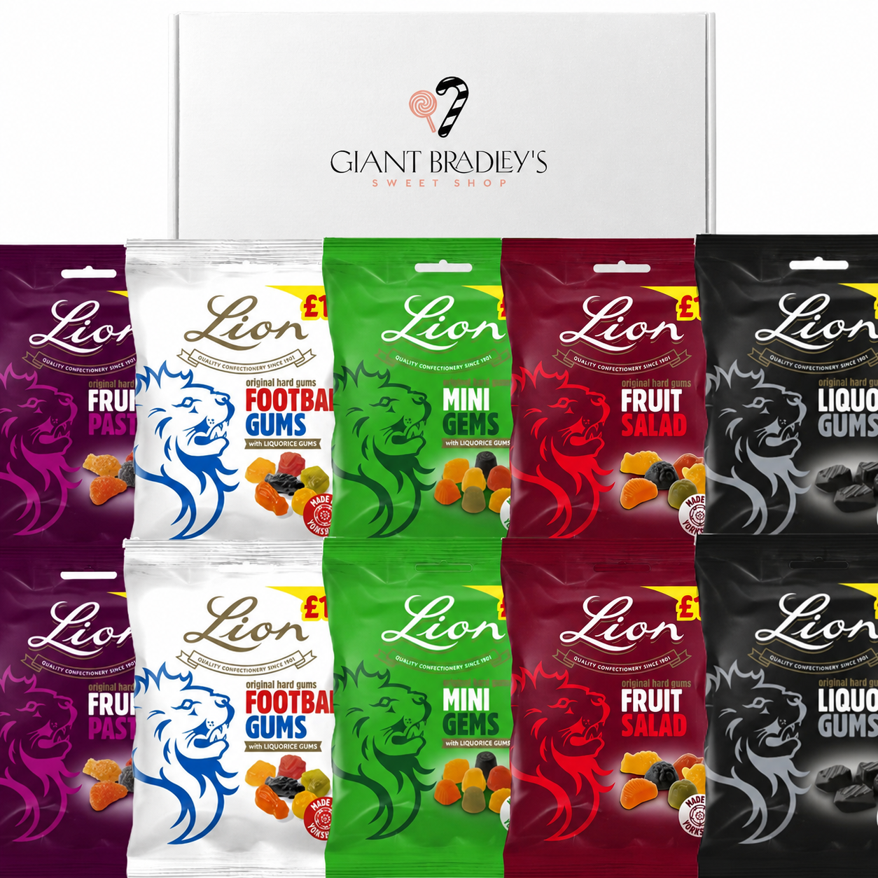 Lions Sweet Shop Box (10 x 130g Bags)