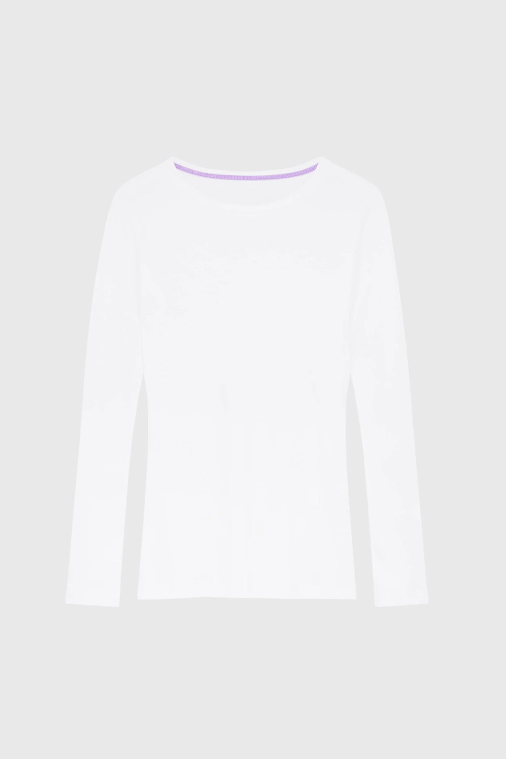 Long Sleeve Crew Neck Cotton Modal T-shirt