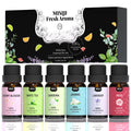 MISIJI Essential Oils Set – 6 x 10ml for Diffusers, Aromatherapy, Laundry & DIY