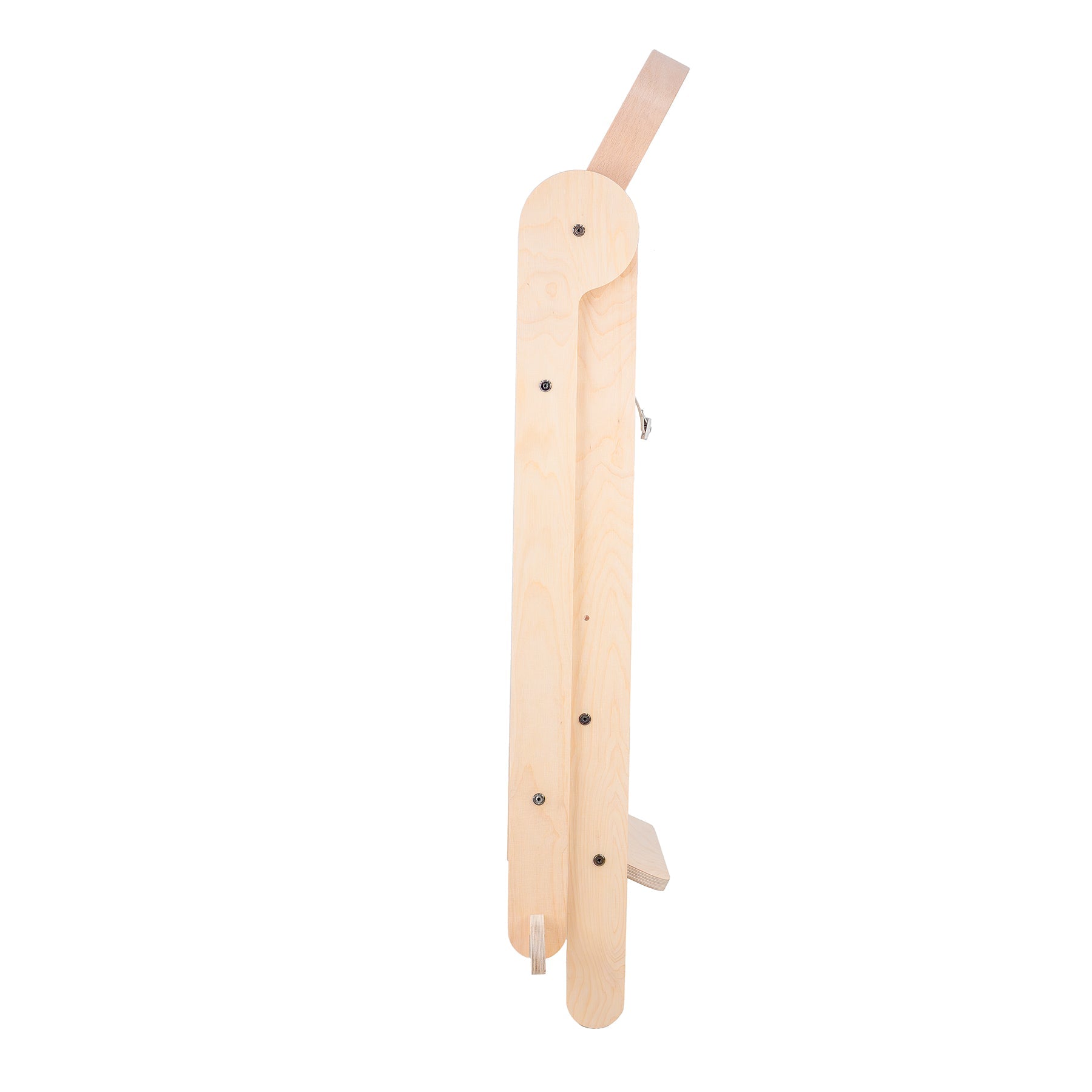 MamaToyz Folding Learning Tower - Natural Beech Wood Montessori Child Safety Platform