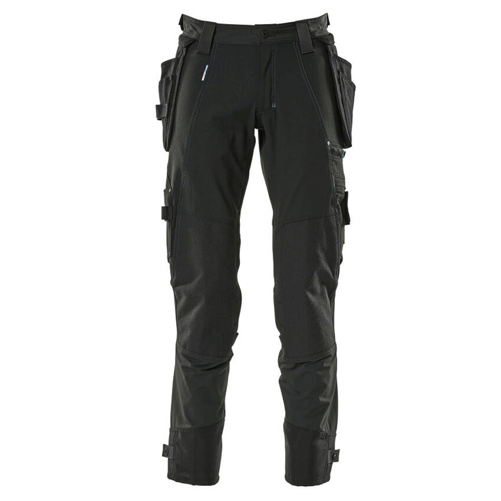 Mascot Advanced 17031 Water-Repellent Stretch Holster Pocket Work Trouser Black