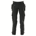Mascot Advanced 17031 Water-Repellent Stretch Holster Pocket Work Trouser Black