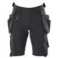 Mascot Advanced 17149 Water-Repellent Stretch Work Shorts Navy Blue