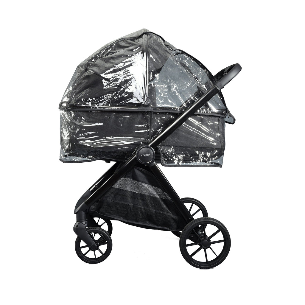 Mee-Go Cocoon Travel System with EVO Spin Car Seat and ISOFIX Base – Liquorice