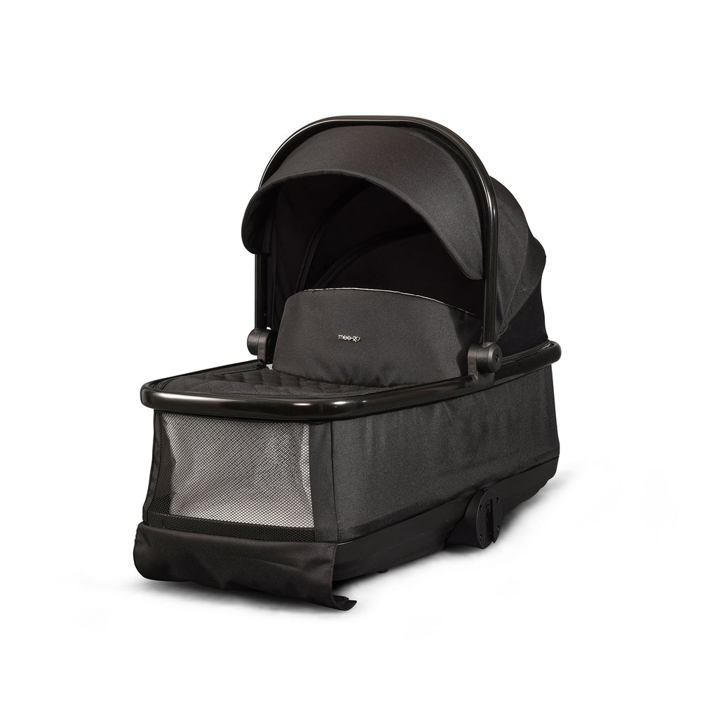 Mee-Go Cocoon Travel System with EVO Spin Car Seat and ISOFIX Base – Liquorice