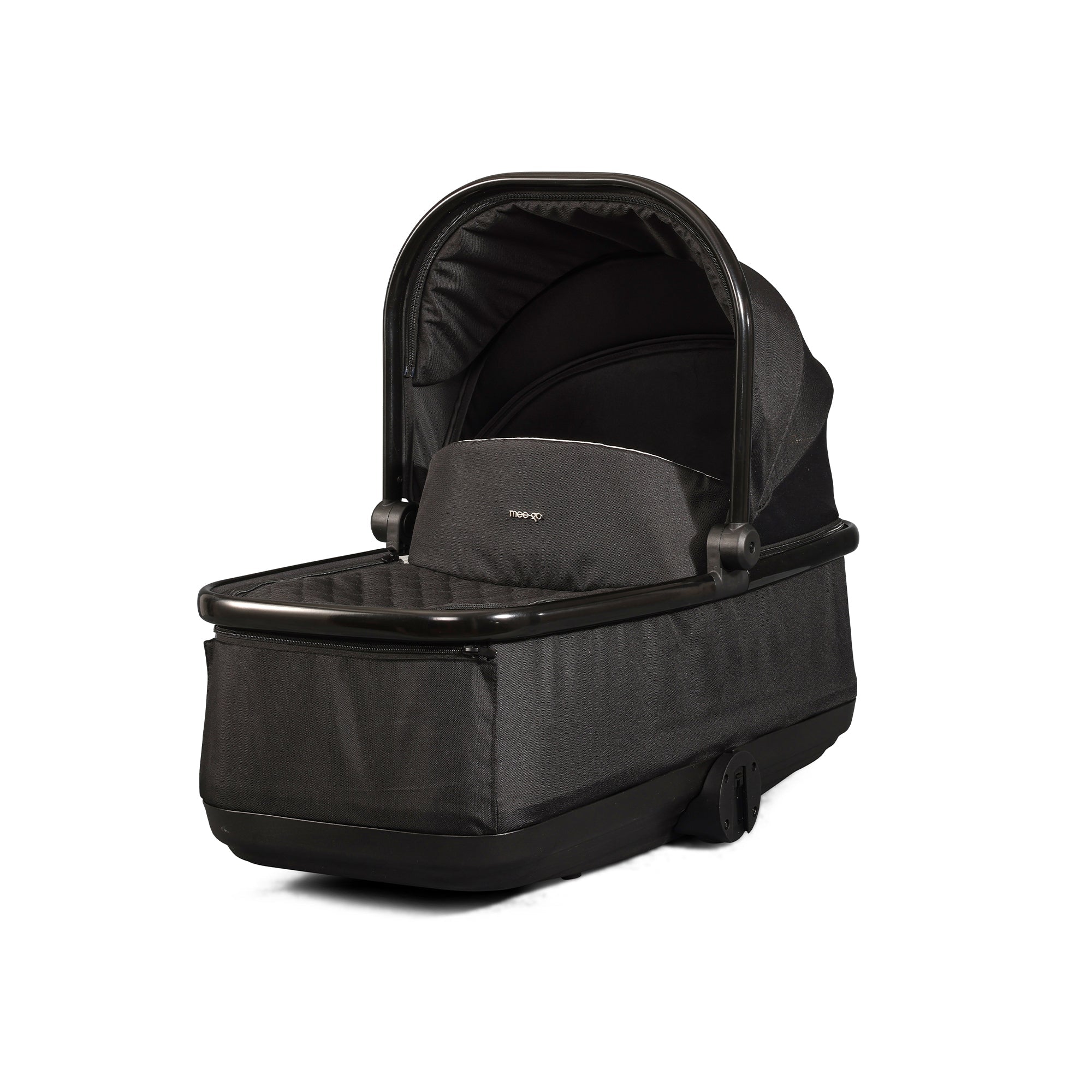 Mee-Go Cocoon Travel System with EVO Spin Car Seat and ISOFIX Base – Liquorice