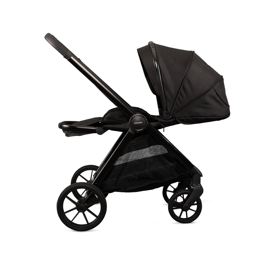 Mee-Go Cocoon Pushchair with Accessories - Liquorice