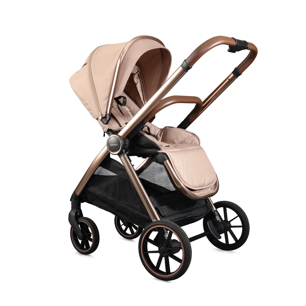 Mee-Go Cocoon Travel System with EVO Spin Car Seat – Toffee