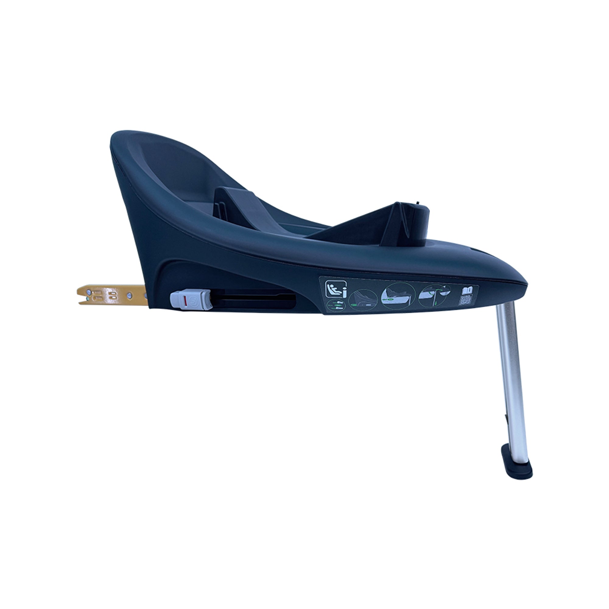 Mee-Go Cocoon Travel System with EVO Spin Car Seat and ISOFIX Base – Liquorice