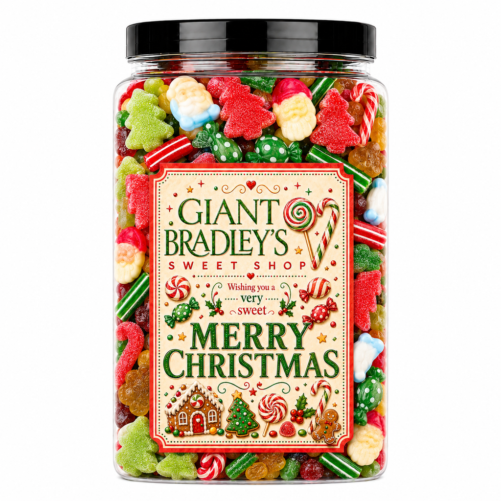 Merry Christmas Pick & Mix Gift Jar 600g