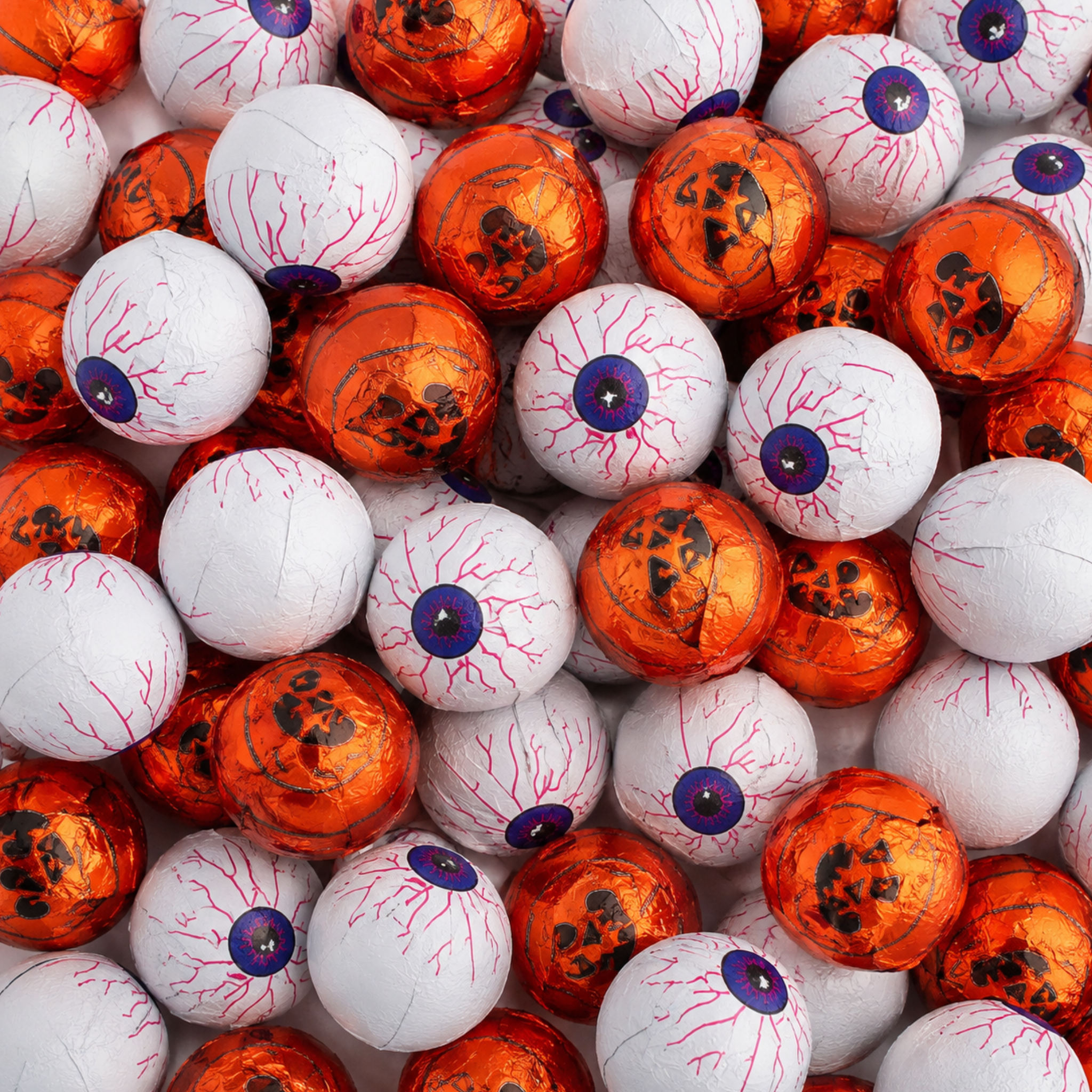 Milk Chocolate Pumpkins & Eyeballs
