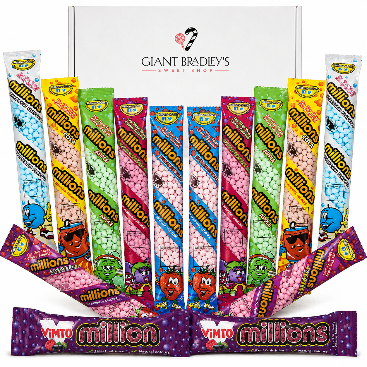 Millions Tubes Variety Sweet Box
