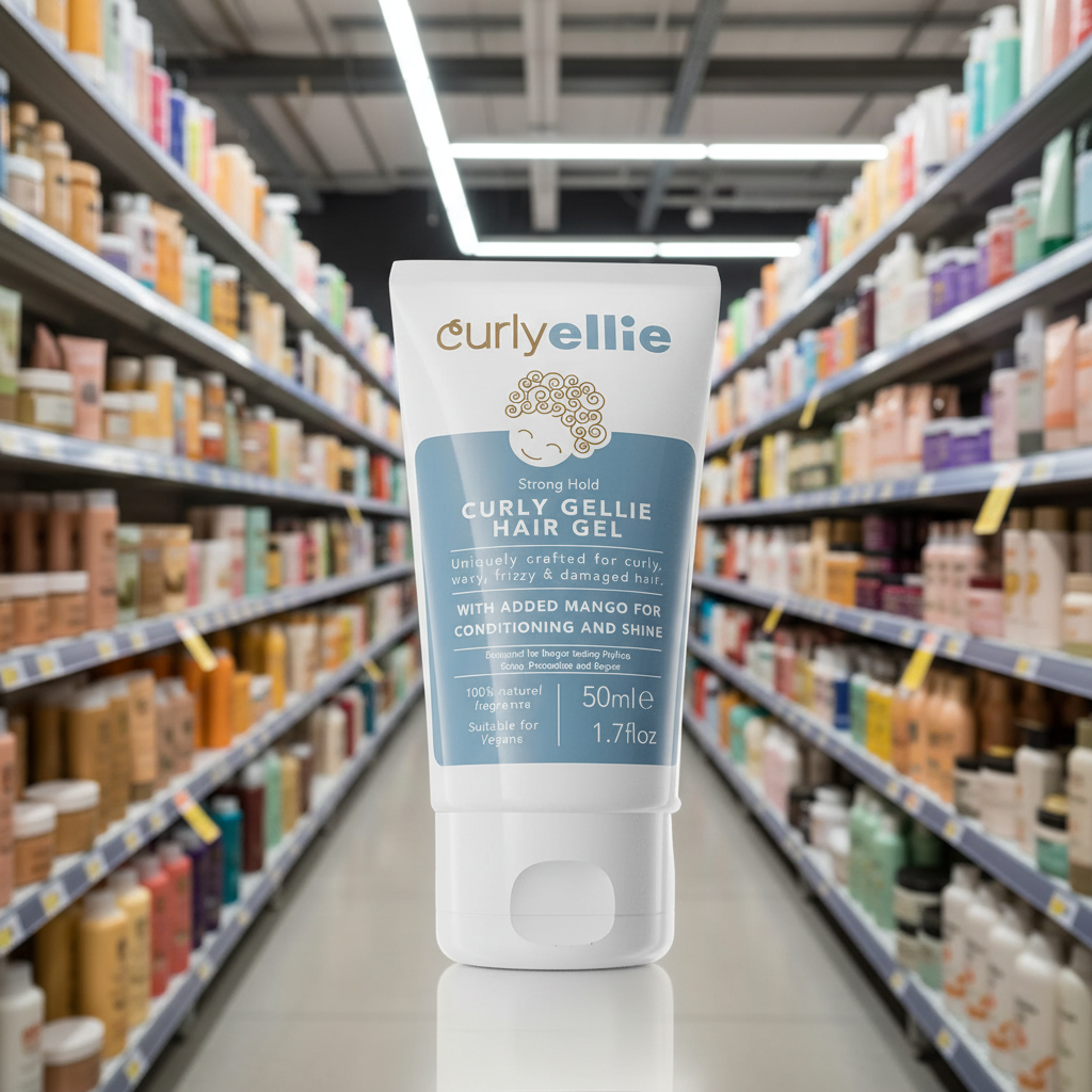 Curlyellie Natural Hold Hair Gel - 50ml