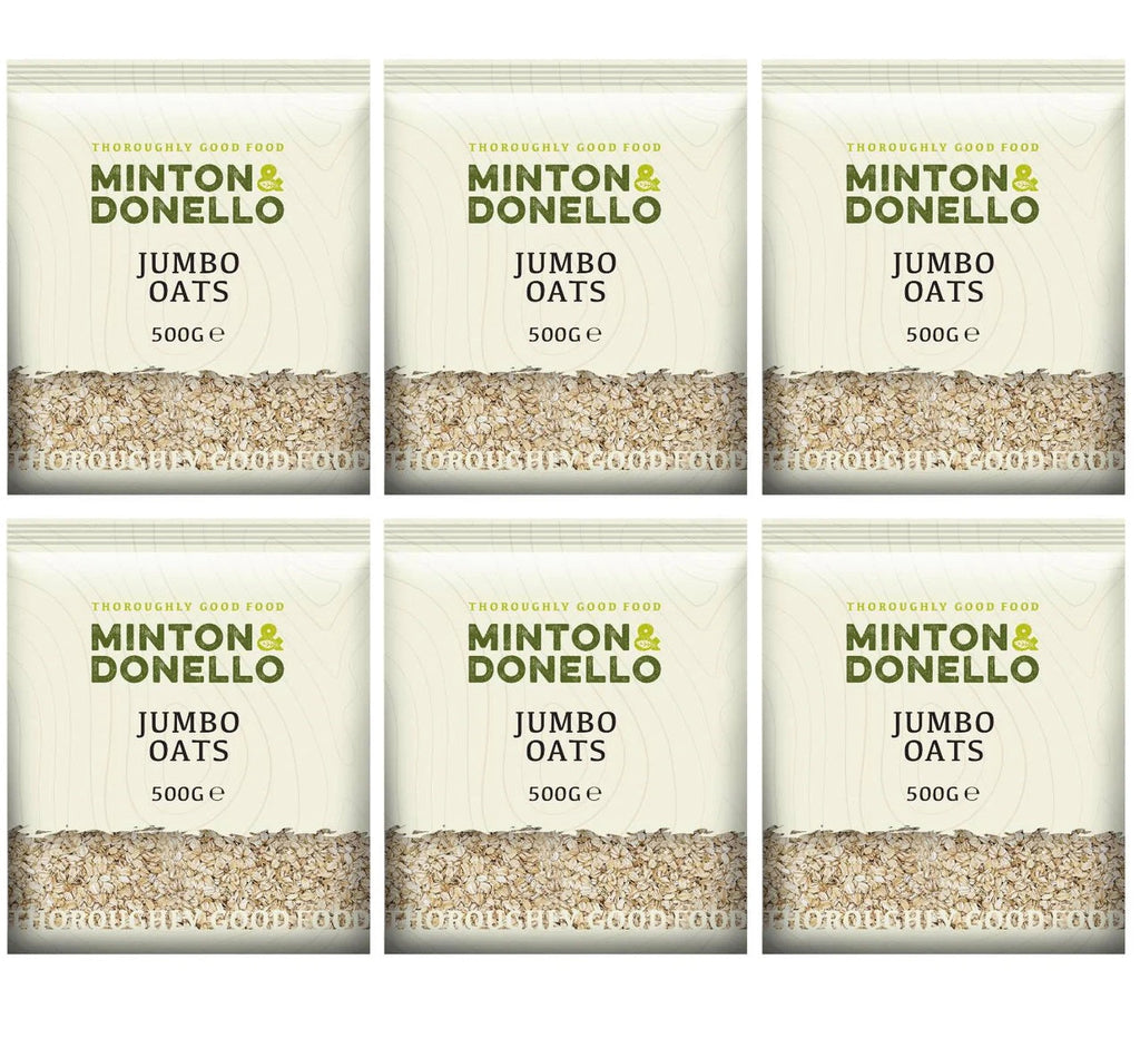 6 x Minton & Donello Jumbo Oats - 2kg