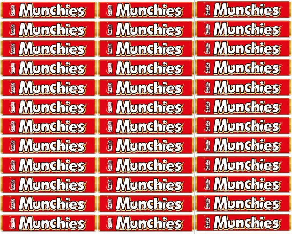 36 x Munchies Milk Chocolate Tube 52G