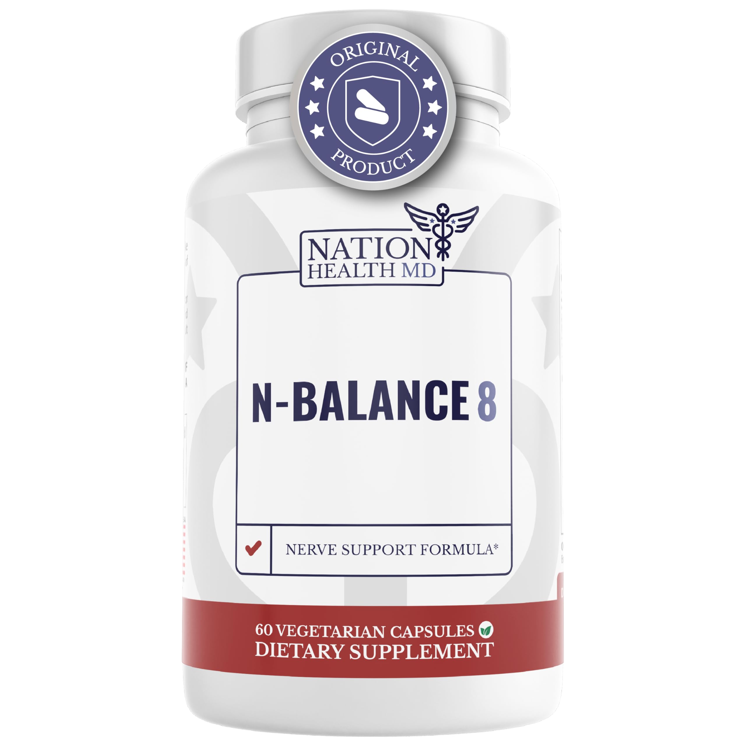 N-Balance8 Nerve Support Formula | Nation Health MD | 60 Capsules