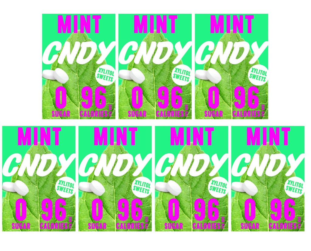 7 x CNDY Mint Sugar Free Sweets - 40g
