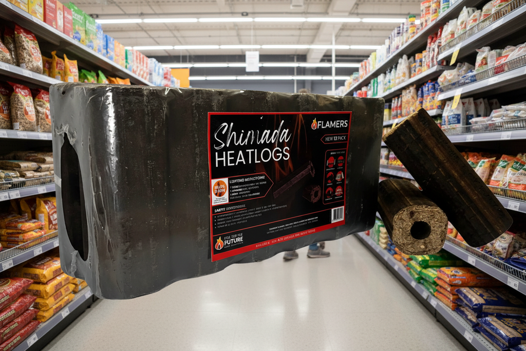 Flamers Shimada Heat Logs - 12 PACK