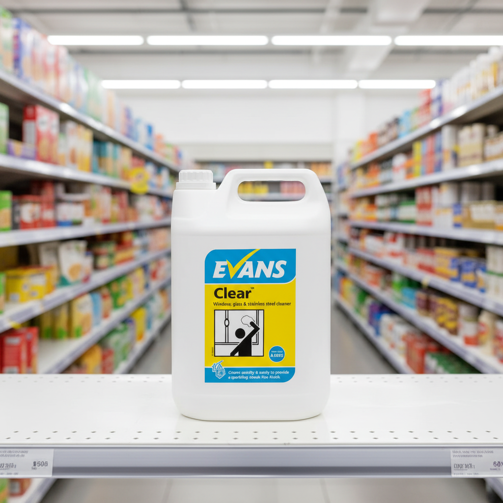 Evans Clear Glass Cleaner 5Lt