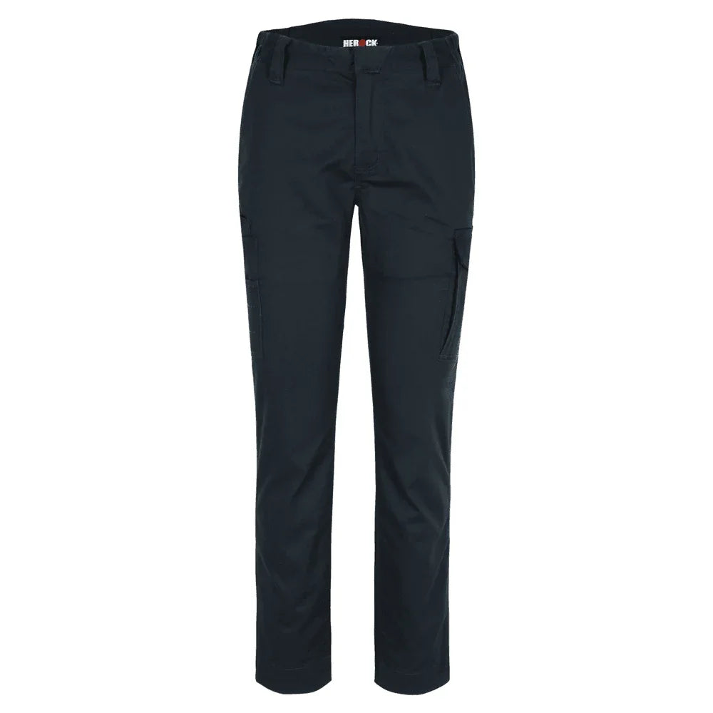 Herock Eva Womens 2-Way Stretch Trousers Navy Blue / 34" Waist, 32" Leg