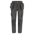 Herock Dagan Short Leg Water-Repellent Holster Pocket Kneepad Trousers Grey 40" Waist, 28" Leg