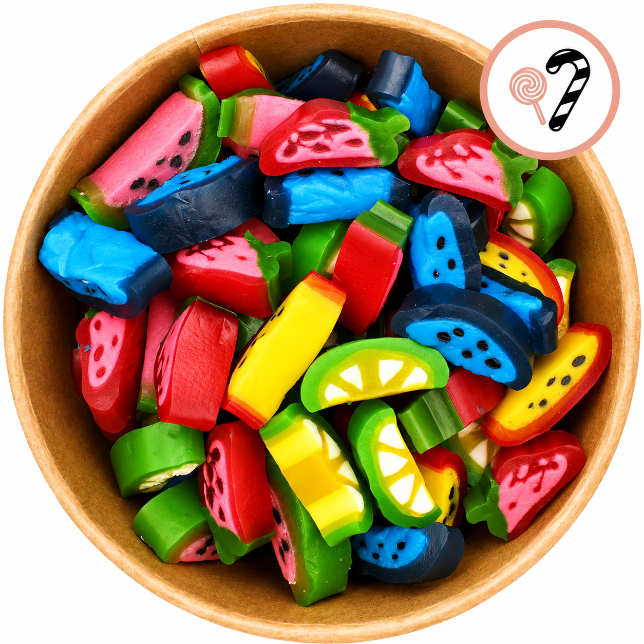 Peelable Sweets Candy Salad Bowl 700g
