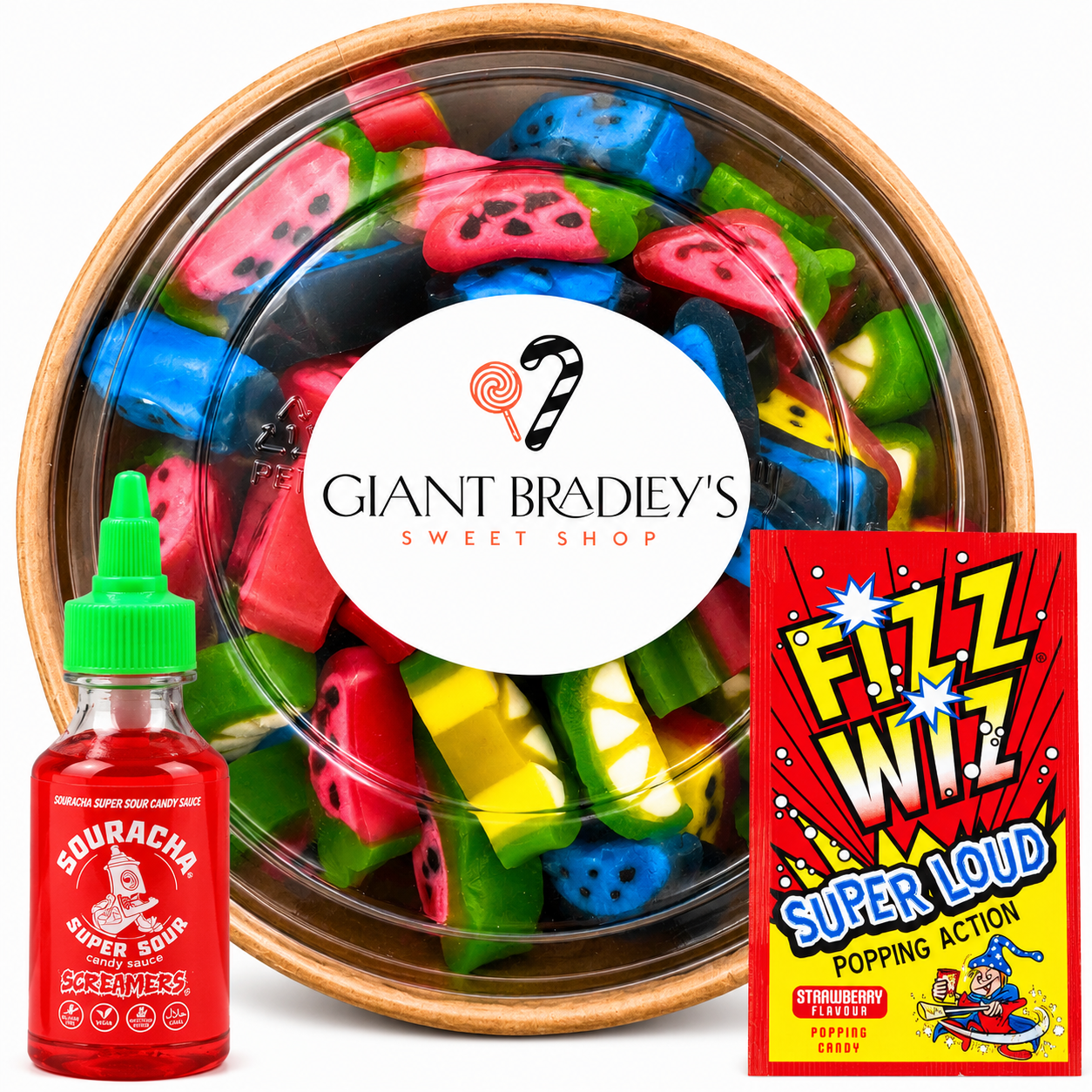 Peelable Sweets Candy Salad Bowl 700g